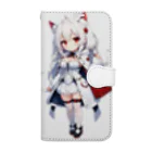 studio AzurのAria 普段着ディフォルメ Book-Style Smartphone Case