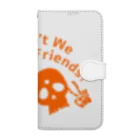 『NG （Niche・Gate）』ニッチゲート-- IN SUZURIのWhy Can't We Be Friends?（橙） Book-Style Smartphone Case