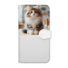 Creation CATのゴージャスCAT Book-Style Smartphone Case