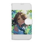 AQUAMETAVERSEのセーラー服の可愛い女の子　Tomoe bb 2712 Book-Style Smartphone Case