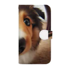 mermaidのcollie Book-Style Smartphone Case