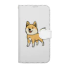 slowlifecreateの柴犬の「しば」 Book-Style Smartphone Case