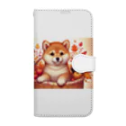 TKG3150の可愛い柴犬 Book-Style Smartphone Case