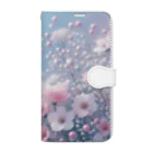 2024billionの花と宝石の妖精4月1 Book-Style Smartphone Case