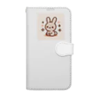 てぃえのきらきらうさぎ Book-Style Smartphone Case