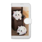 A.Mのモフモフ猫 Book-Style Smartphone Case