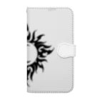 金太郎問屋のトライバルSUN&MOON Book-Style Smartphone Case