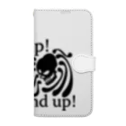 『NG （Niche・Gate）』ニッチゲート-- IN SUZURIのGet Up! Stand Up!(黒) Book-Style Smartphone Case