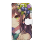 yos-1292583のねこニコばん Book-Style Smartphone Case