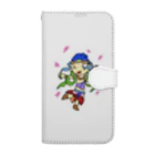 Renの仏画グッズのRENの仏画シリーズ(地天と桜) Book-Style Smartphone Case