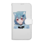 猫耳少女のダイヤ Book-Style Smartphone Case