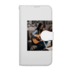 ryuuのギターを弾く女の子 Book-Style Smartphone Case