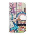 yozoraniyumeoの魔法ケーキ少女 Book-Style Smartphone Case