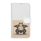 frogsystemの猫力士 Book-Style Smartphone Case