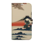 8890の浮世絵 Book-Style Smartphone Case