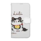 灯さかすの愛猫りりちゃんぽぽちゃん Book-Style Smartphone Case