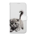 猫は正義♡のやんちゃな子猫 Book-Style Smartphone Case