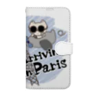 sari'sのArriving in Paris Book-Style Smartphone Case