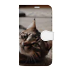 zigerparkの寝転ぶ猫 Book-Style Smartphone Case