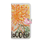 flowerドットsistersのflowerドットsisters Book-Style Smartphone Case