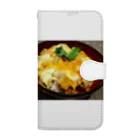 morinoyouseiの美味しい比内鶏の親子丼！ Book-Style Smartphone Case