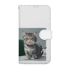 碧月の猫 Book-Style Smartphone Case