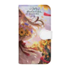 花束娘のDreaming in a Field of Sunflowers Book-Style Smartphone Case