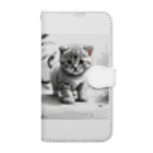 KONEKO_NEKOの子猫の散歩 Book-Style Smartphone Case