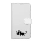 ©satch  [SHEAVESMUSIC/littlesheave]の猫「夢遊鋲」より ©satch Book-Style Smartphone Case
