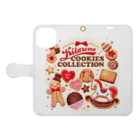 キラロマのCOOKIE COLLECTION No.01 Book-Style Smartphone Case:Opened (outside)