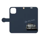 yo-yo-yoのGo my way Book-Style Smartphone Case:Opened (outside)