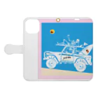 BobkachieeLennonのBEACH４ Book-Style Smartphone Case:Opened (outside)