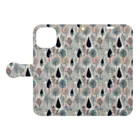 akn_suzuriの北欧柄アイテム Book-Style Smartphone Case:Opened (outside)