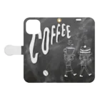 chieemakoのCoffee desert Book-Style Smartphone Case:Opened (outside)