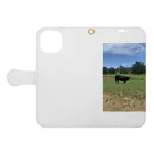 YASUE ABE JPのFarm Book-Style Smartphone Case:Opened (outside)