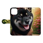 ANTARESの今日も美人な柴犬 Book-Style Smartphone Case:Opened (outside)