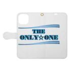 オンリーワンのTHE ONLY ONE 『ブルーシャドウ』 Book-Style Smartphone Case:Opened (outside)