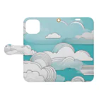 moko's merry shopのkumo Book-Style Smartphone Case:Opened (outside)