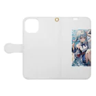 NARUTO245の鞠 Book-Style Smartphone Case:Opened (outside)