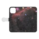 S204_Nanaのカモメ星雲 Book-Style Smartphone Case:Opened (outside)