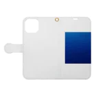 ppqのbluue Book-Style Smartphone Case:Opened (outside)