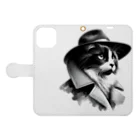 Cat FreakのBOSS kitty Book-Style Smartphone Case:Opened (outside)