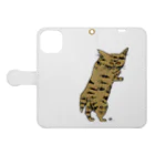 8626（HAL27）のILOVECAT Book-Style Smartphone Case:Opened (outside)