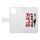 Persona-TechのSLAY ALL DAY Book-Style Smartphone Case:Opened (outside)