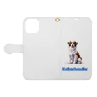 29chanのkoikerhondier犬 Book-Style Smartphone Case:Opened (outside)