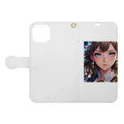 nagisa_riumanのミサ Book-Style Smartphone Case:Opened (outside)