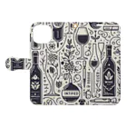 MOONY'S Wine ClosetのGrape’s Jewel Box Book-Style Smartphone Case:Opened (outside)