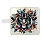 ビギニングストアのTIGER Book-Style Smartphone Case:Opened (outside)