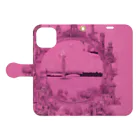 Yu-takuのpink world Book-Style Smartphone Case:Opened (outside)