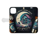 MOONY'S Wine ClosetのA Dreamy moon night Book-Style Smartphone Case:Opened (outside)